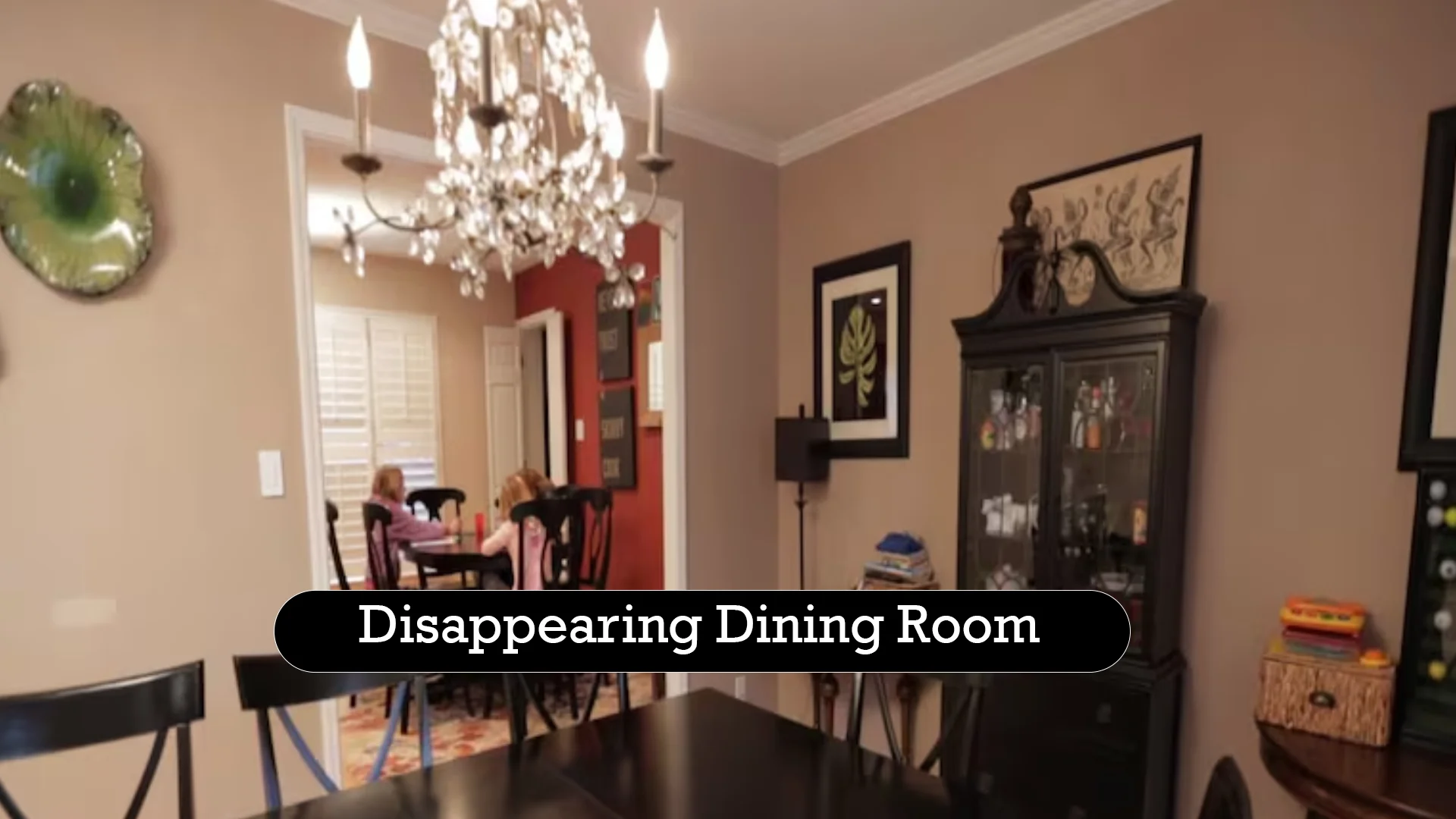 Disappearing Dining Room