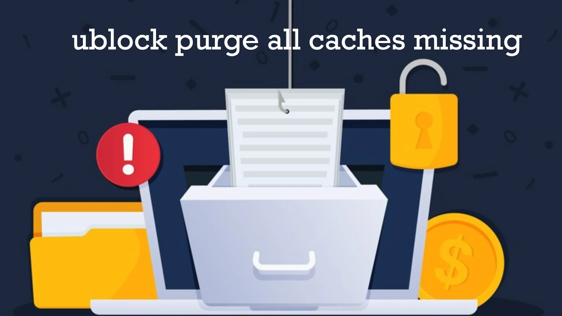 ublock purge all caches missing