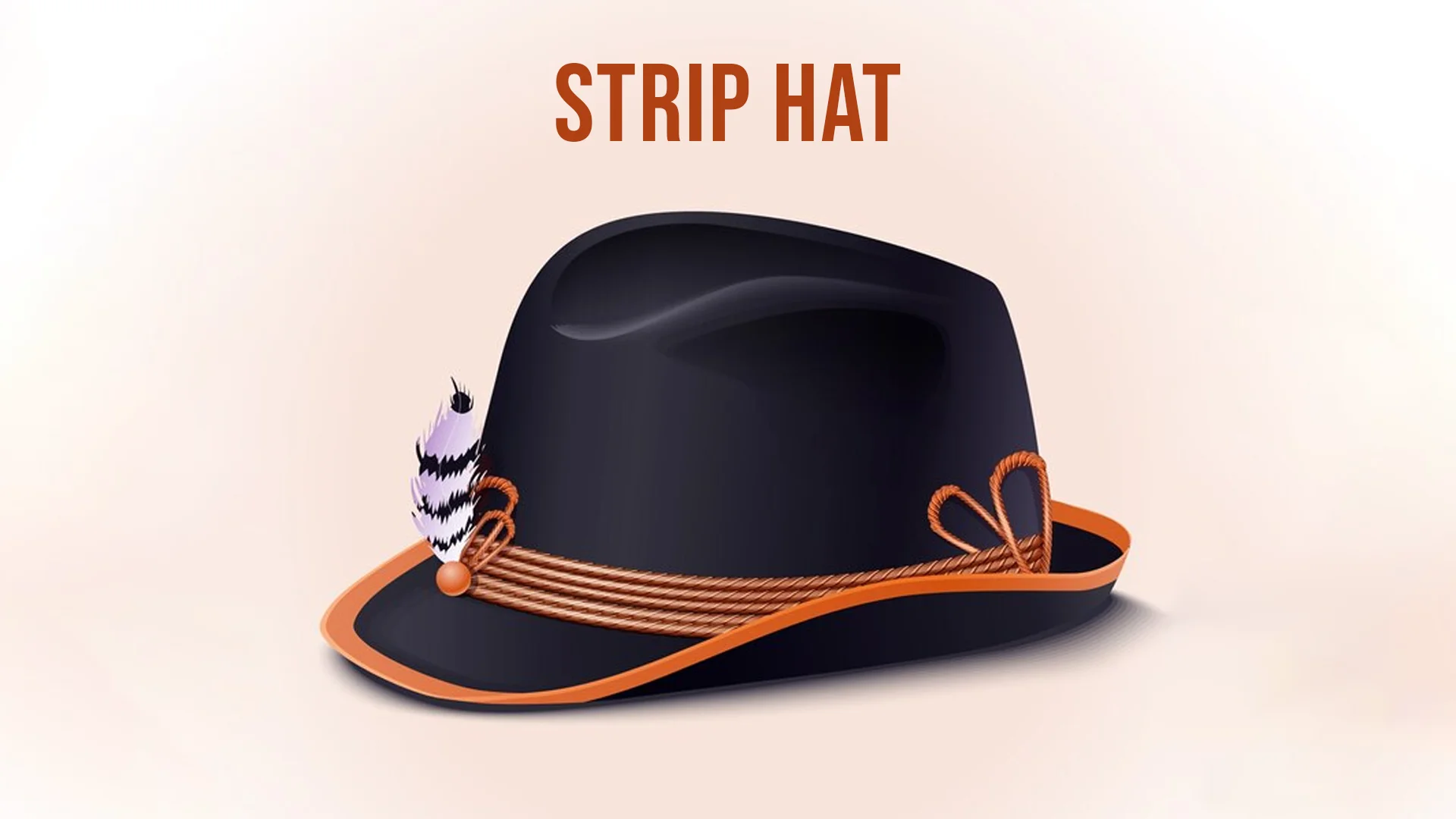 strip hat