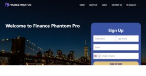 Finance Phantom Pro website