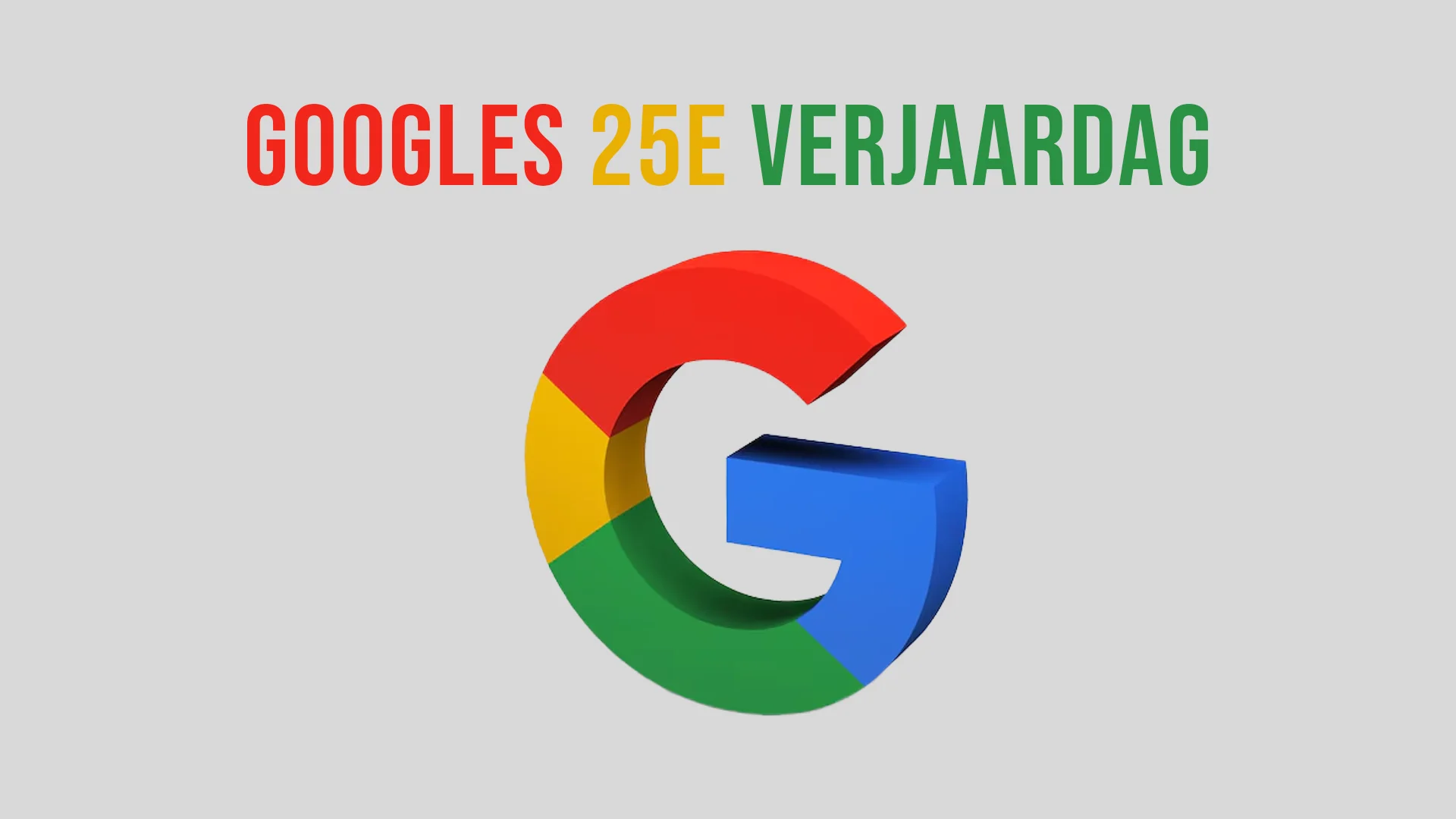 googles 25e verjaardag