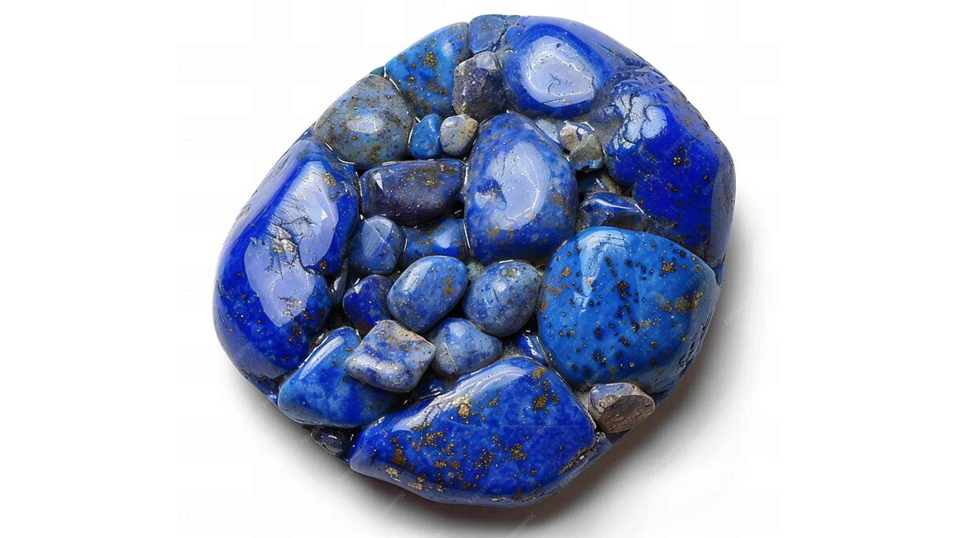 polished blue coral