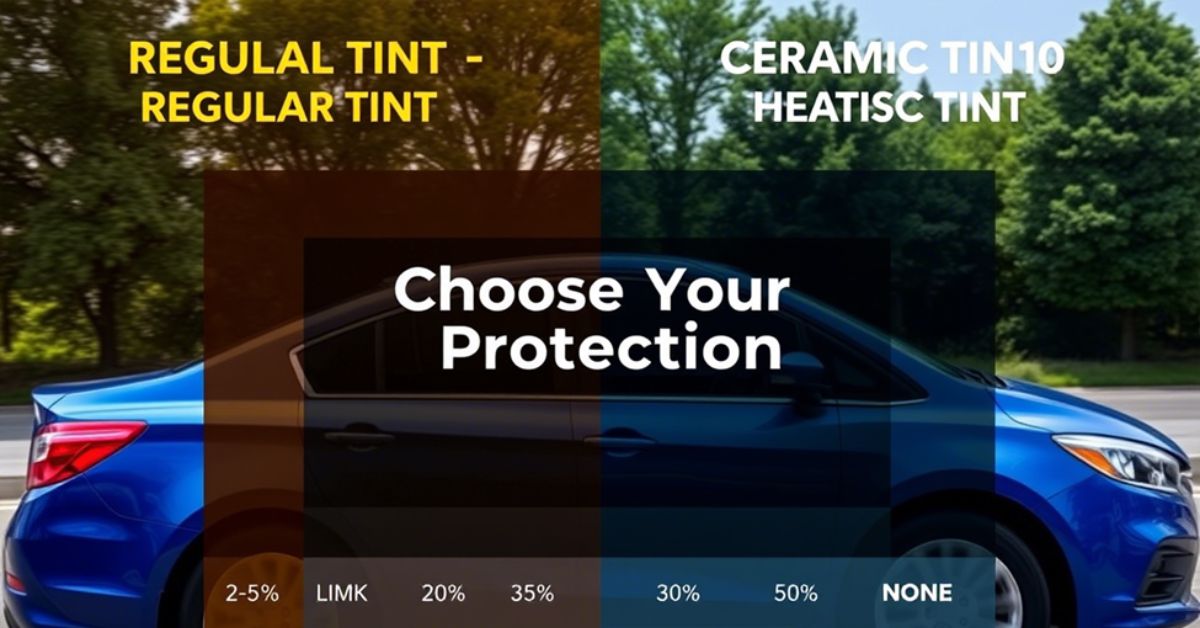 Ceramic Tint vs Regular Tint