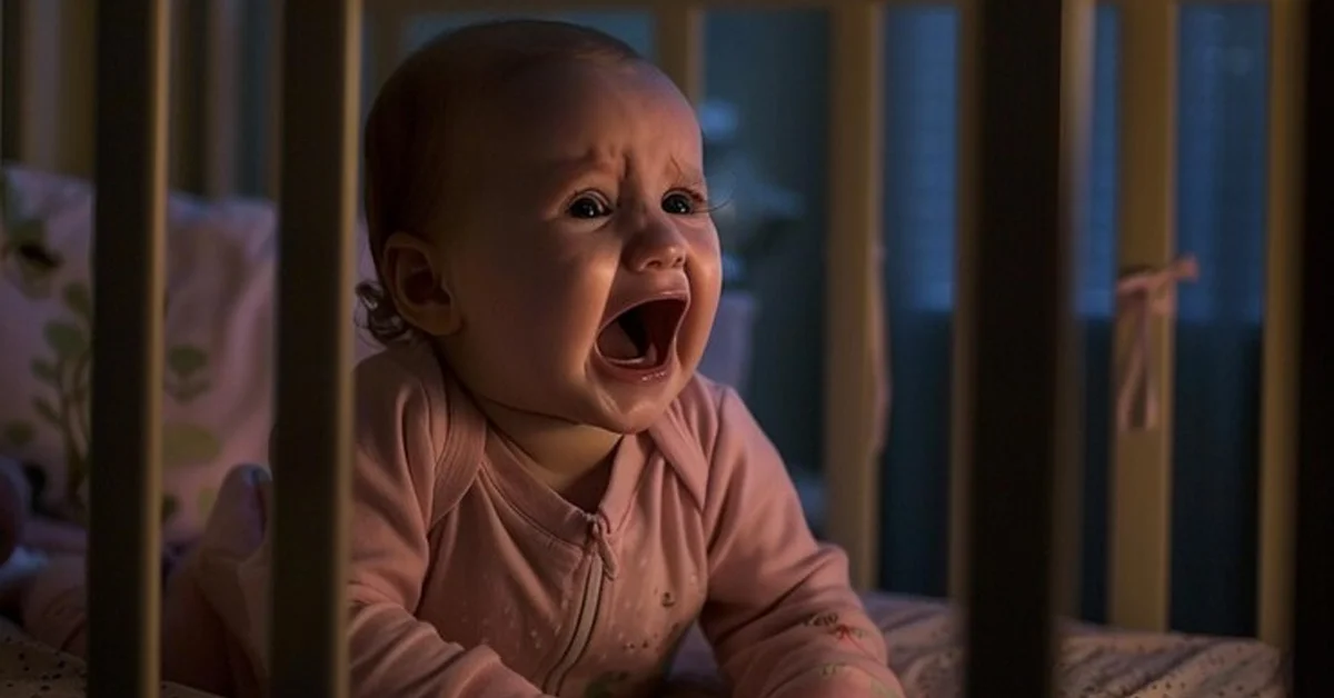 baby wakes up screaming