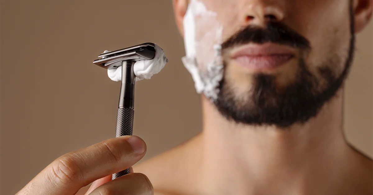 shaving with shaving oil