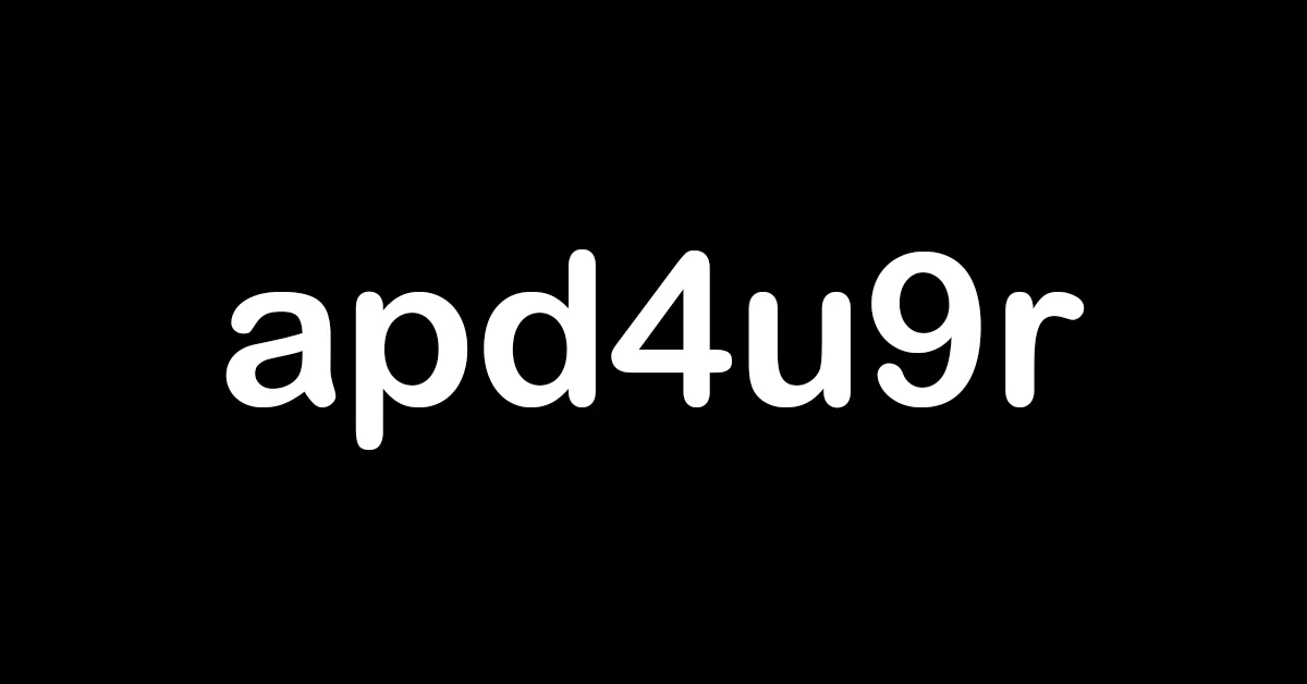 apd4u9r