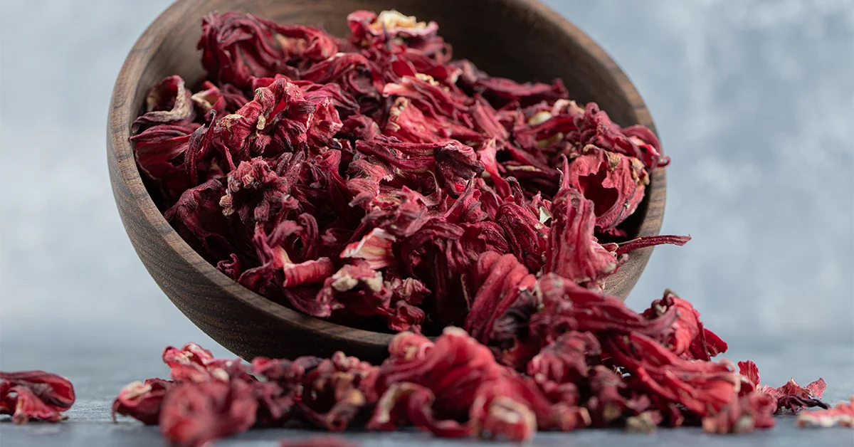 dried hibiscus flowers