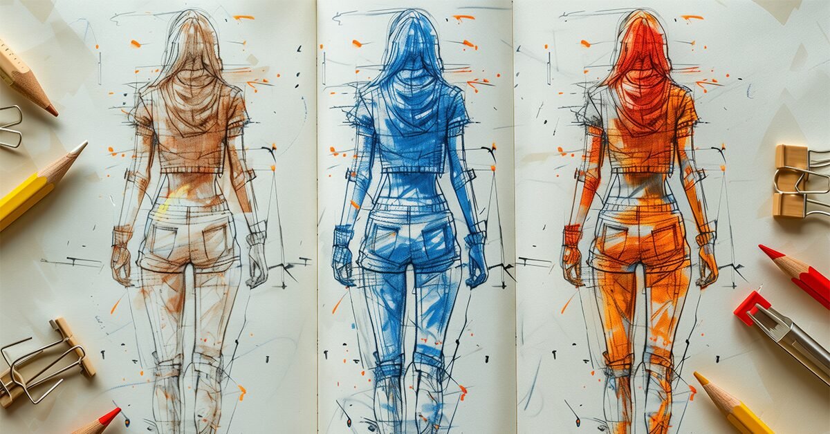 human anatomy sketch