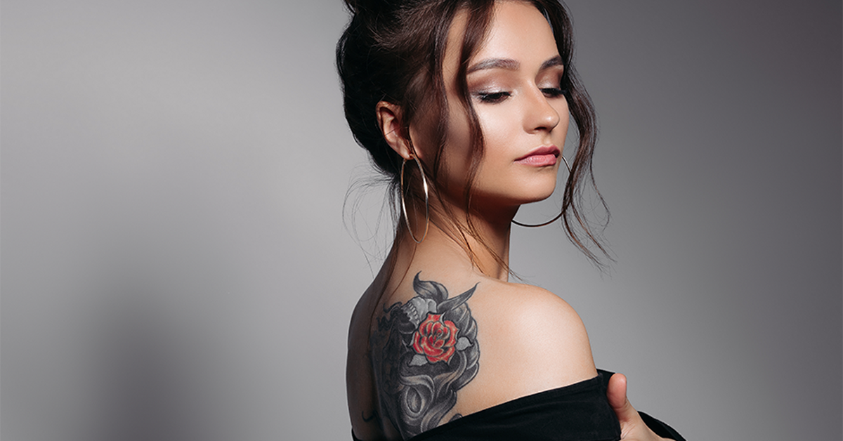 upper arm tattoos for women