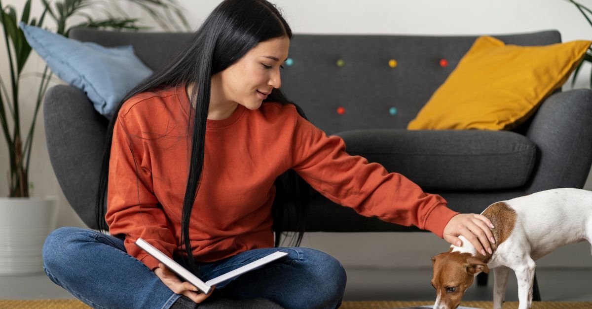 puppy with positive early experiences